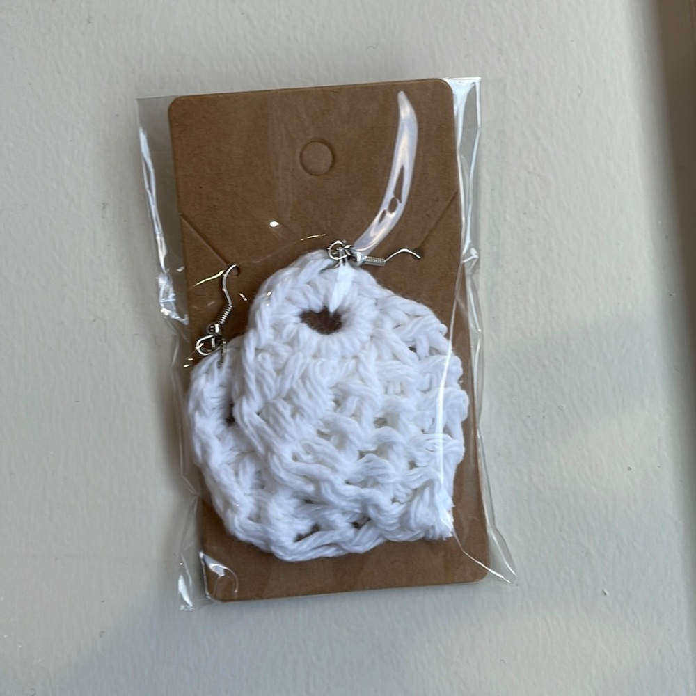 Crochet Tunisian Earring